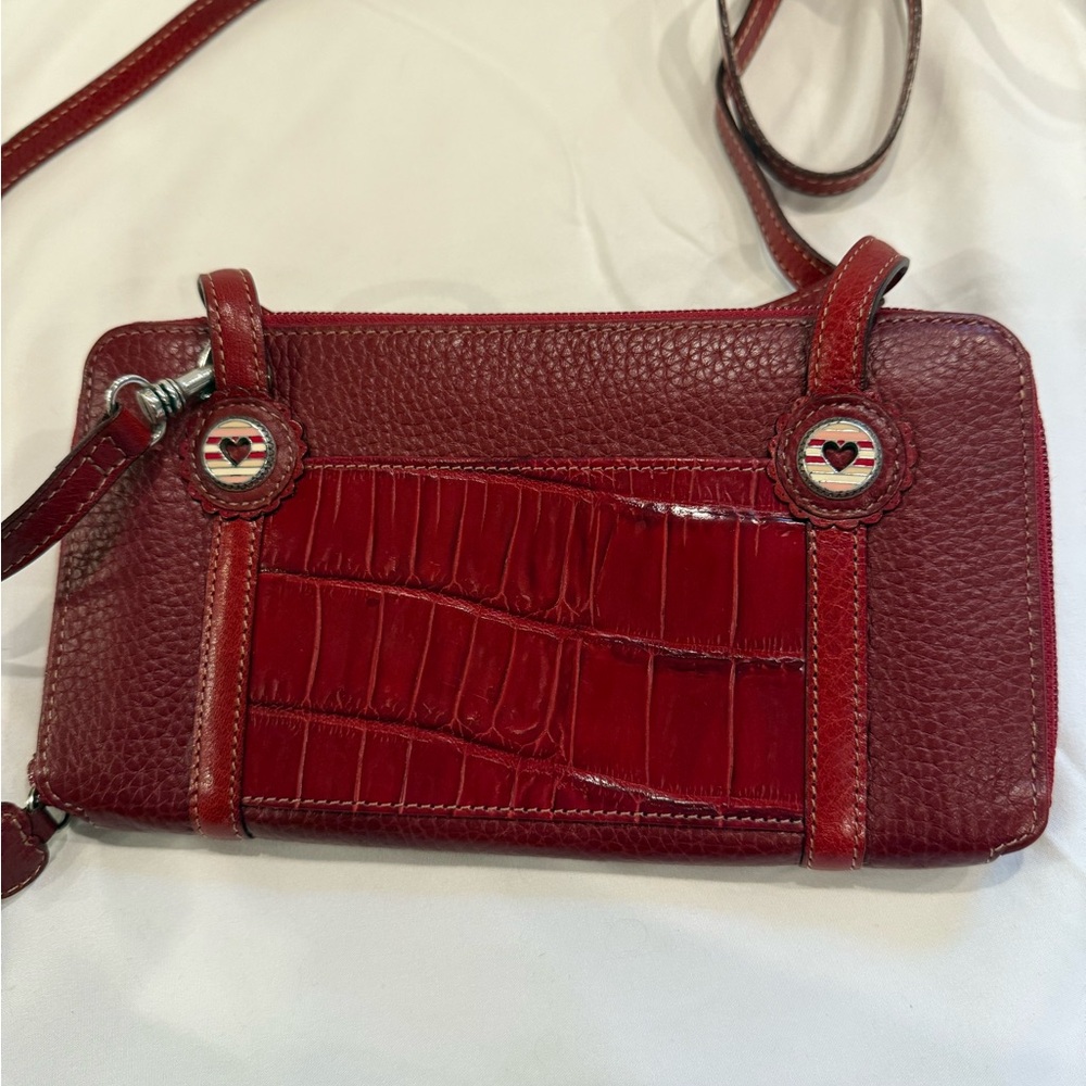 Brighton Deep Red Crossbody Bag